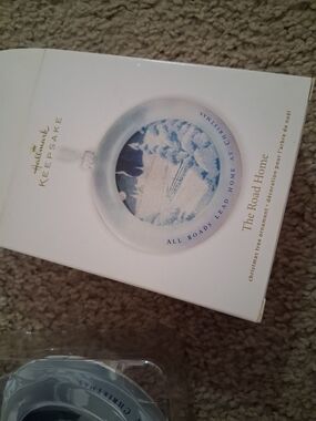 Hallmark Keepsake Ornament The Road Home - White and Blue